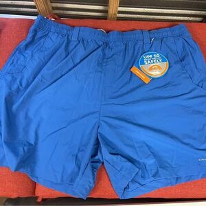 NEW Men’s XL Columbia Swim Shorts BLUE Backcast III Water Short